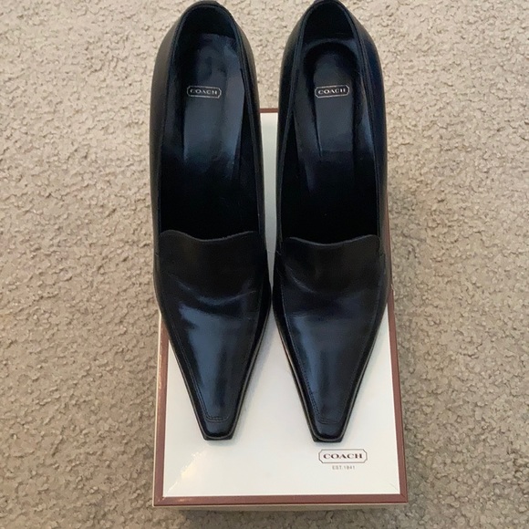 New Coach Black Pumps never worn - Picture 1 of 4